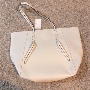 White tote bag NWT